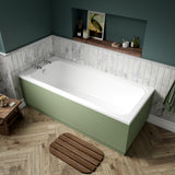 Art Deco Straight Shower Bath 1700 x 750mm