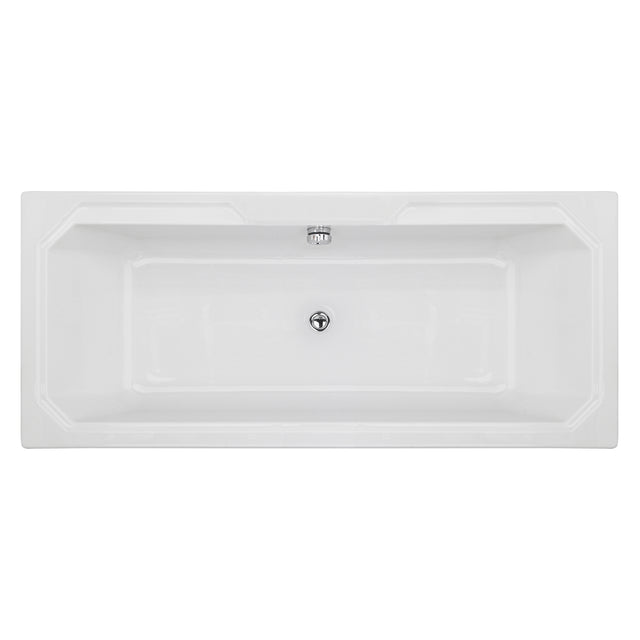 Art Deco Straight Shower Bath 1800 x 800mm