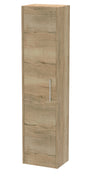 Hudson Reed Juno 350mm 1 Door Autumn Oak Wall Hung Tall Cabinet With Handles