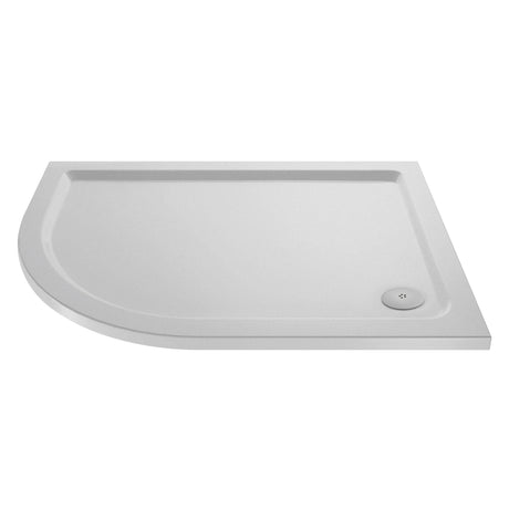 Slip Resistant Offset Quadrant Slimline Shower Tray Left Hand 1000 x 800mm