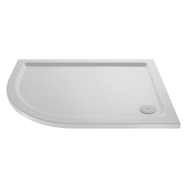 Slip Resistant Offset Quadrant Slimline Shower Tray Left Hand 1200 x 800mm