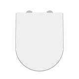 Toilet Seats Luxury D Shaped Top Fix Soft Close Toilet Seat
