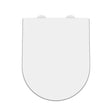 Hudson Reed D Shape Gloss White Soft Close Toilet Seat With Quick Release