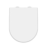 Hudson Reed D Shape Gloss White Soft Close Toilet Seat With Quick Release