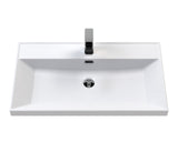 Lille 800mm Wall Hung Single Drawer Vanity with Basin - 1 Tap Hole