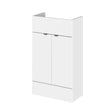 Fusion Fitted Floor Standing 2 Door Vanity Unit Compact 500mm