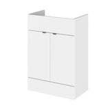 Fusion Fitted Floor Standing 2 Door Vanity Unit 600mm