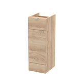 Hudson Reed Fusion 300mm 1 Door Drawer Bleached Oak Floor Standing Cabinet With Handles