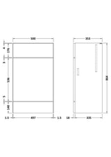 Fusion 500mm W.C. Unit full-depth