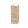 Hudson Reed Fusion 300mm 1 Door Bleached Oak Compact Floor Standing Base Unit With Handles