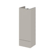 Hudson Reed Fusion 300mm 1 Door Pebble Grey Compact Floor Standing Base Unit With Handles