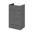 Fusion Fitted Floor Standing 2 Door Vanity Unit 500mm