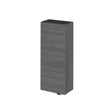 Hudson Reed Fusion 300mm 1 Door Graphite Grey Woodgrain Wall Hung Cabinet With Handles