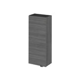 Hudson Reed Fusion 300mm 1 Door Graphite Grey Woodgrain Wall Hung Cabinet With Handles