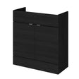 Fusion Fitted Floor Standing 2 Door Vanity Unit 800mm