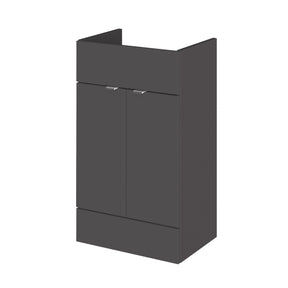 Fusion Fitted Floor Standing 2 Door Vanity Unit 500mm