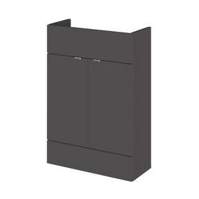 Fusion Fitted Floor Standing 2 Door Vanity Unit Compact 600mm