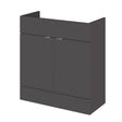 Fusion Fitted Floor Standing 2 Door Vanity Unit 800mm