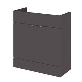 Fusion Fitted Floor Standing 2 Door Vanity Unit 800mm