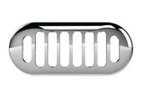 Hudson Reed Chancery Chrome Overflow Cover - Chrome