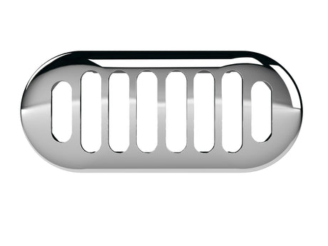 Hudson Reed Chancery Chrome Overflow Cover - Chrome