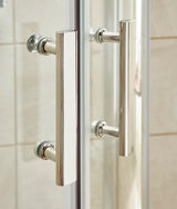 Pacific 1400mm Double Sliding Door 6mm Glass