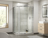 Pacific 1200 x 800mm Offset Quadrant Enclosure 6mm Glass
