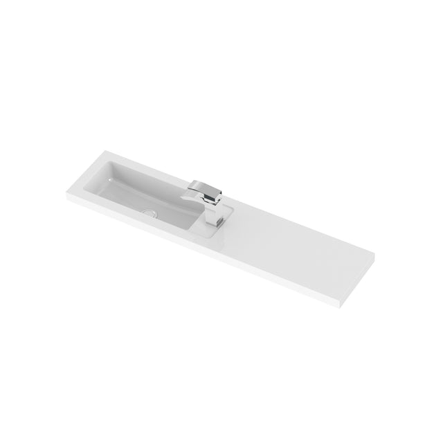 Hudson Reed Fusion 1100mm Compact Floor Standing 2 Door Vanity Basin & Toilet Combination