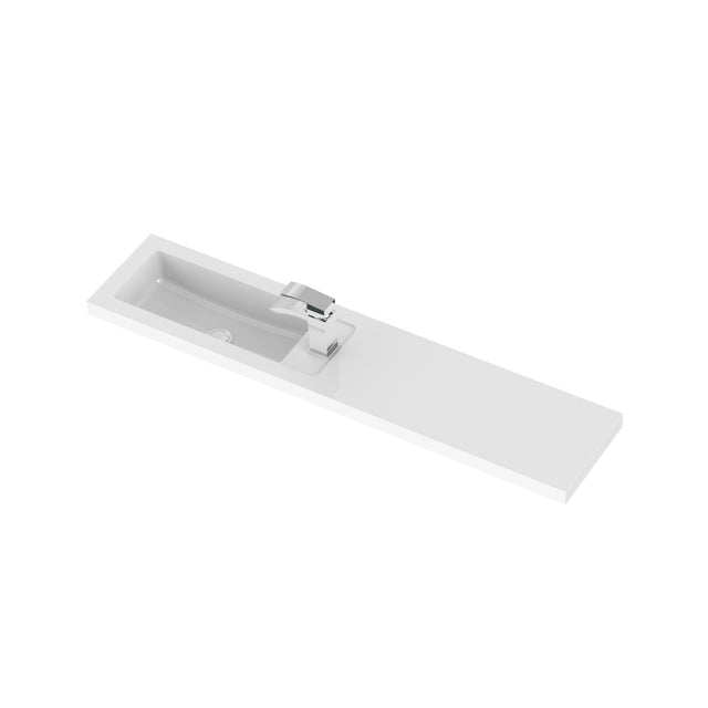 Hudson Reed Fusion Compact 1200mm Floor Standing 2 Door Vanity Basin & Toilet Combination Unit