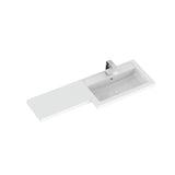 Hudson Reed Fusion 1000mm Floor Standing 2 Door Right Hand Vanity Basin & Toilet Combination Including Handles