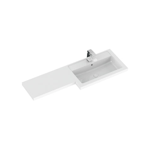 Hudson Reed Fusion 1000mm Floor Standing 2 Door Right Hand Vanity Basin & Toilet Combination Including Handles