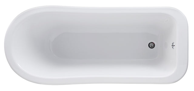 Hudson Reed 1690mm Freestanding Bath With Pride Legs