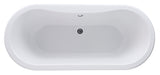 Hudson Reed 1690mm Freestanding Bath With Pride Legs