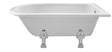 Hudson Reed 1500mm Freestanding Bath With Pride Legs