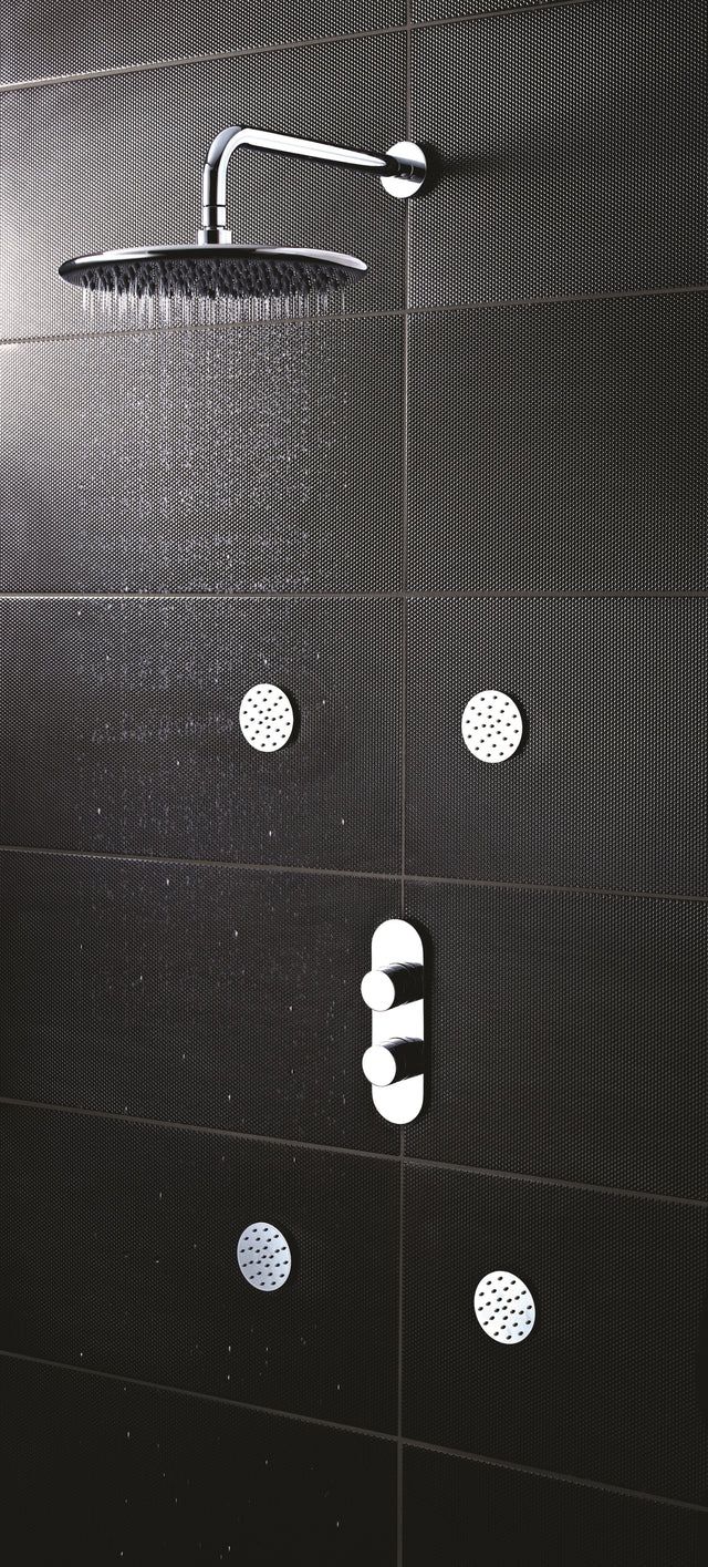 Indus Twin Thermostatic Shower Valve With Diverter