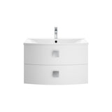Hudson Reed Sarenna 700mm Wall Hung 2 Drawer Vanity Unit with Basin