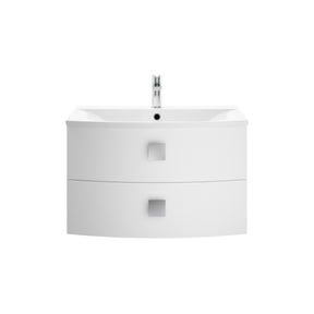 Hudson Reed Sarenna 700mm Wall Hung 2 Drawer Vanity Unit with Basin
