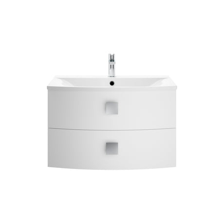 Hudson Reed Sarenna 700mm Wall Hung 2 Drawer Vanity Unit with Basin