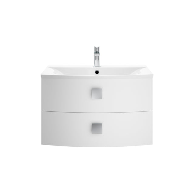 Hudson Reed Sarenna 700mm Wall Hung 2 Drawer Vanity Unit with Basin