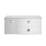 Hudson Reed Sarenna 1000mm Wall Hung Vanity Unit With Grey Marble Top