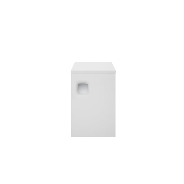 Hudson Reed Sarenna 305mm 1 Door Moon White Wall Hung Cabinet With Handles