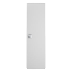 Hudson Reed Sarenna 350mm 1 Door Moon White Wall Hung Tall Cabinet With Handles