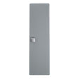 Hudson Reed Sarenna 350mm 1 Door Dove Grey Wall Hung Tall Cabinet With Handles