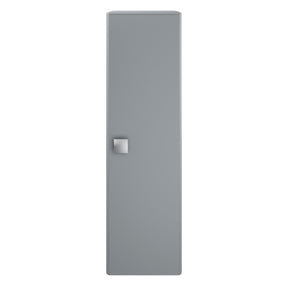Hudson Reed Sarenna 350mm 1 Door Dove Grey Wall Hung Tall Cabinet With Handles