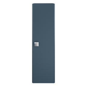 Hudson Reed Sarenna 350mm 1 Door Mineral Blue Wall Hung Tall Cabinet With Handles