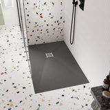 Square Shower Waste With Chrome Top