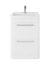 Hudson Reed Solar 600mm Floor Standing Vanity Unit With Ceramic Basin