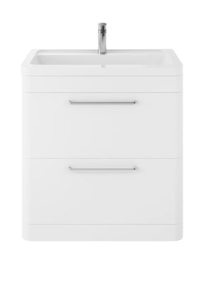 Hudson Reed Solar 800mm Floor Standing 2 Drawer Vanity Unit With Ceramic Basin
