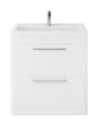 Hudson Reed Solar 800mm Floor Standing 2 Drawer Vanity Unit With Ceramic Basin