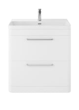 Hudson Reed Solar 800mm Floor Standing 2 Drawer Vanity Unit With Ceramic Basin